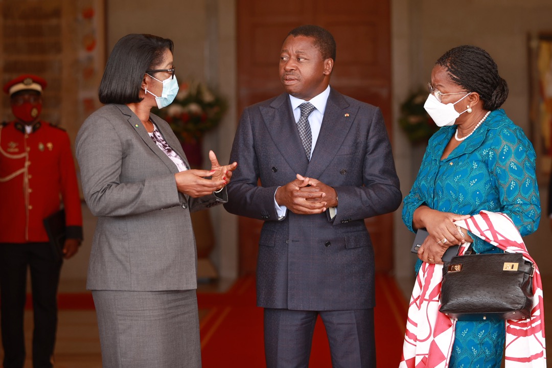 Rose Christiane Ossouka Raponda à Lomé : Renforcement des capacités bilatérales en cours